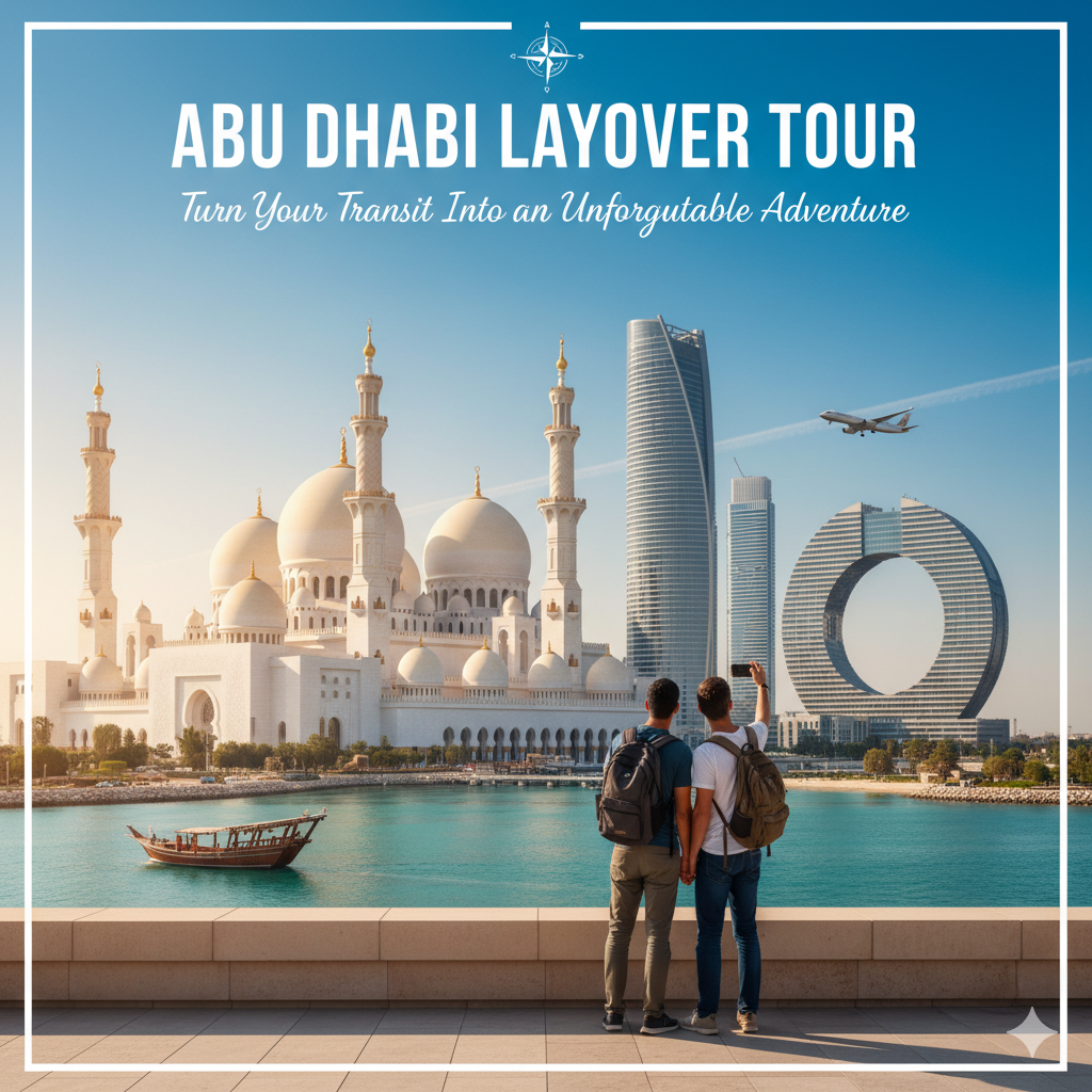 Abu Dhabi Layover Tour | Explore Sheikh Zayed Mosque & City Highlights