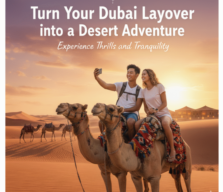 Short Desert Safari for Dubai Layovers | Morning & Sunset Options