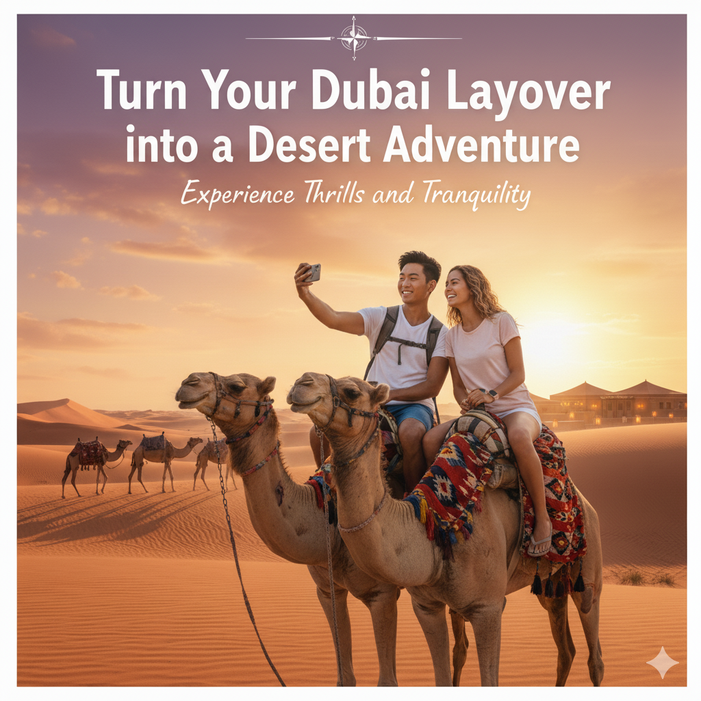 Short Desert Safari for Dubai Layovers | Morning & Sunset Options