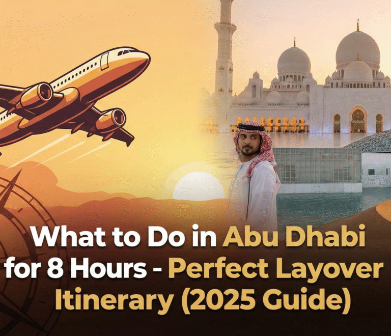 What to Do in Abu Dhabi for 8 Hours – Perfect Layover Itinerary (2025 Guide)